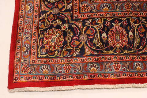 Mashad Red Hand Knotted 111 X 160  Area Rug 250-30428 Image 6
