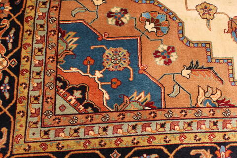 Heriz Beige Square Hand Knotted 125 X 1210  Area Rug 250-30430 Image 2