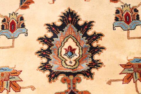 Heriz Beige Square Hand Knotted 125 X 1210  Area Rug 250-30430 Image 3
