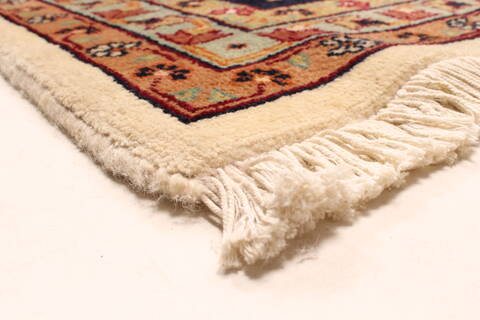 Heriz Beige Square Hand Knotted 125 X 1210  Area Rug 250-30430 Image 4