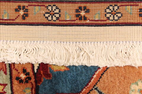Heriz Beige Square Hand Knotted 125 X 1210  Area Rug 250-30430 Image 5