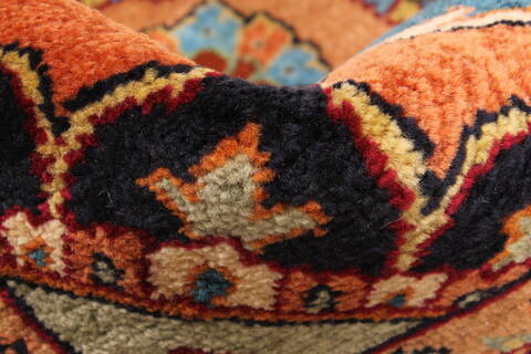 Heriz Beige Square Hand Knotted 125 X 1210  Area Rug 250-30430 Image 9
