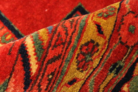 Heriz Red Hand Knotted 114 X 1411  Area Rug 250-30431 Image 11