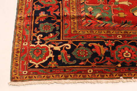 Heriz Red Hand Knotted 114 X 1411  Area Rug 250-30431 Image 13