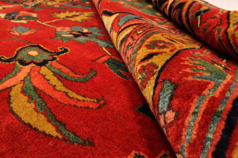 Heriz Red Hand Knotted 114 X 1411  Area Rug 250-30431 Image 9