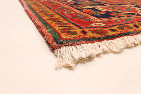 Heriz Red Hand Knotted 112 X 146  Area Rug 250-30433 Image 4