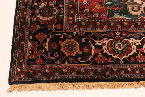 Agra Red Hand Knotted 111 X 153  Area Rug 250-30434 Image 12