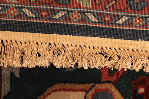 Agra Red Hand Knotted 111 X 153  Area Rug 250-30434 Image 4