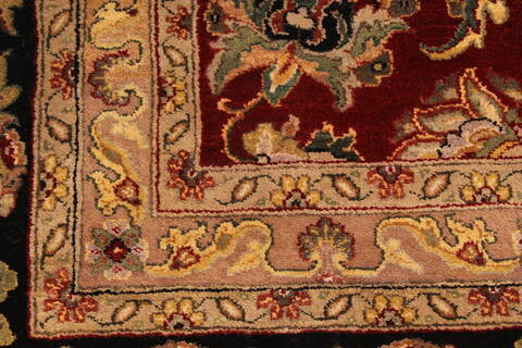 Agra Beige Hand Knotted 120 X 152  Area Rug 250-30435 Image 9