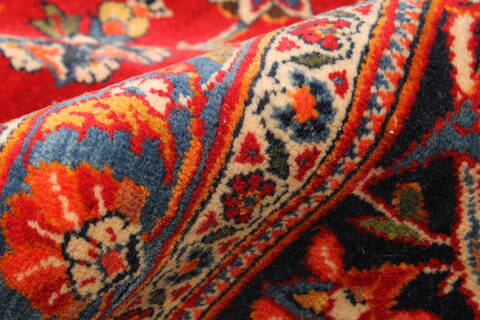 Kashan Red Hand Knotted 1010 X 1510  Area Rug 250-30437 Image 10
