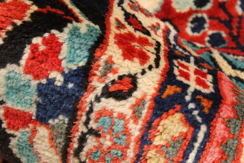 Mahal Blue Hand Knotted 112 X 147  Area Rug 250-30438 Image 3