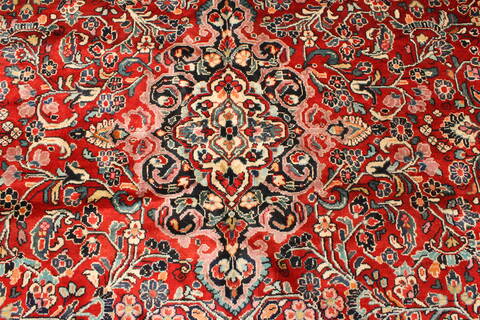 Mahal Blue Hand Knotted 112 X 147  Area Rug 250-30438 Image 6