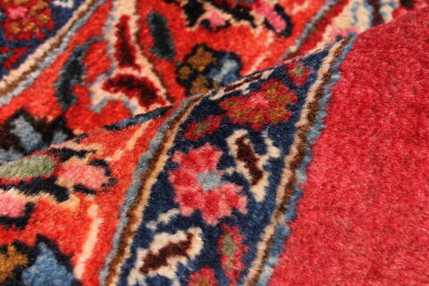 Mashad Beige Hand Knotted 1011 X 152  Area Rug 250-30440 Image 12