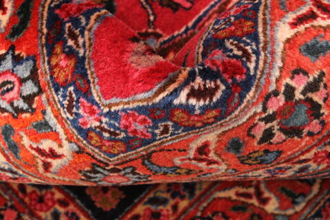 Mashad Beige Hand Knotted 1011 X 152  Area Rug 250-30440 Image 13