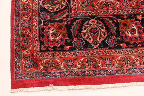 Mashad Beige Hand Knotted 1011 X 152  Area Rug 250-30440 Image 14