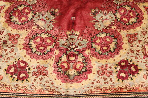 Mahal Beige Hand Knotted 110 X 180  Area Rug 250-30446 Image 10