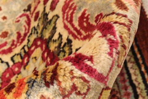 Mahal Beige Hand Knotted 110 X 180  Area Rug 250-30446 Image 6