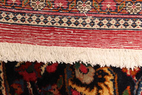 Mashad Red Hand Knotted 104 X 160  Area Rug 250-30450 Image 12