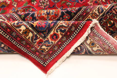 Mashad Red Hand Knotted 104 X 160  Area Rug 250-30450 Image 1