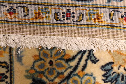 Kashan Blue Hand Knotted 117 X 177  Area Rug 250-30455 Image 10