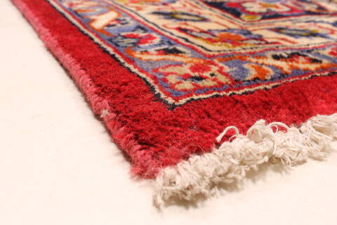 Najaf-abad Red Hand Knotted 99 X 145  Area Rug 250-30457 Image 12