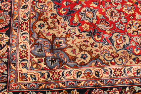 Najaf-abad Red Hand Knotted 99 X 145  Area Rug 250-30457 Image 9
