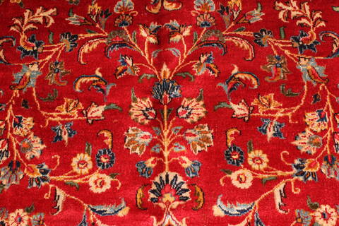 Mashad Red Hand Knotted 911 X 167  Area Rug 250-30459 Image 3