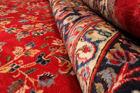 Mashad Red Hand Knotted 911 X 167  Area Rug 250-30459 Image 8