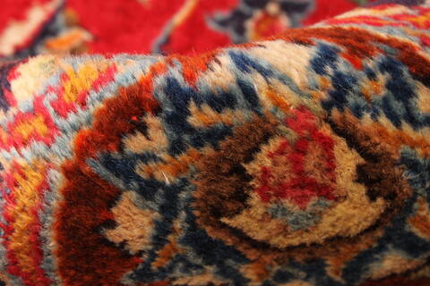 Mashad Red Hand Knotted 911 X 167  Area Rug 250-30459 Image 9