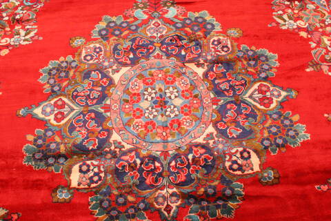 Lilihan Green Hand Knotted 118 X 1410  Area Rug 250-30464 Image 1