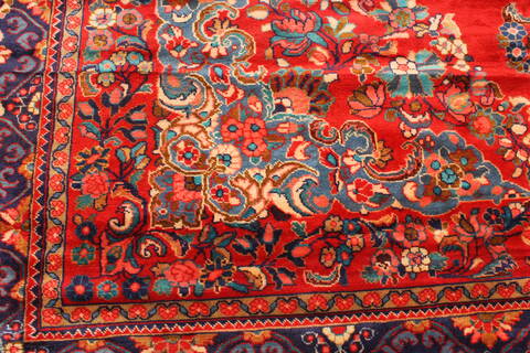 Lilihan Green Hand Knotted 118 X 1410  Area Rug 250-30464 Image 3
