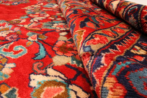 Lilihan Green Hand Knotted 118 X 1410  Area Rug 250-30464 Image 9