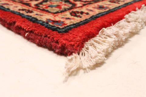 Hamedan Beige Hand Knotted 107 X 143  Area Rug 250-30467 Image 4
