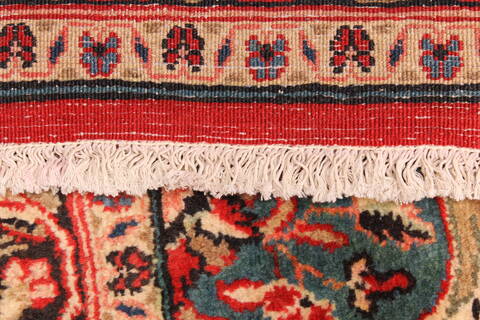 Hamedan Beige Hand Knotted 107 X 143  Area Rug 250-30467 Image 5