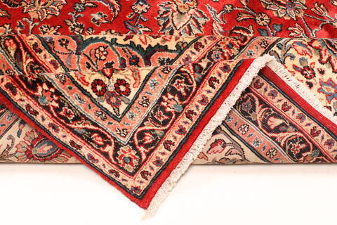 Hamedan Beige Hand Knotted 107 X 143  Area Rug 250-30467 Image 7