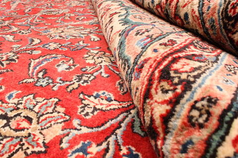 Hamedan Beige Hand Knotted 107 X 143  Area Rug 250-30467 Image 8