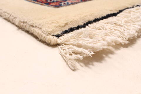 Mashad Beige Hand Knotted 113 X 163  Area Rug 250-30468 Image 10