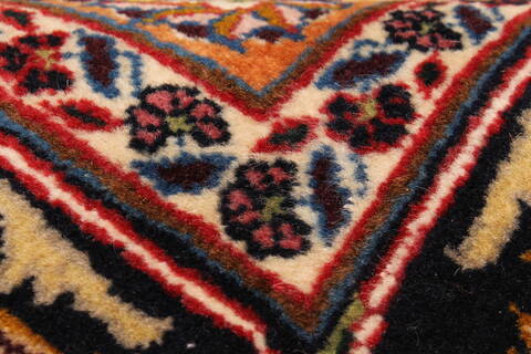 Mashad Beige Hand Knotted 113 X 163  Area Rug 250-30468 Image 3