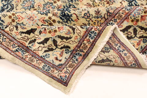 Mood Blue Hand Knotted 91 X 128  Area Rug 250-30470 Image 1