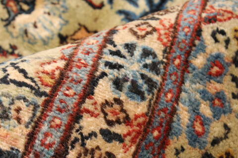 Mood Blue Hand Knotted 91 X 128  Area Rug 250-30470 Image 4