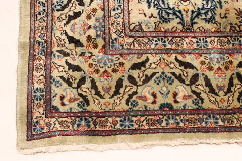 Mood Blue Hand Knotted 91 X 128  Area Rug 250-30470 Image 6