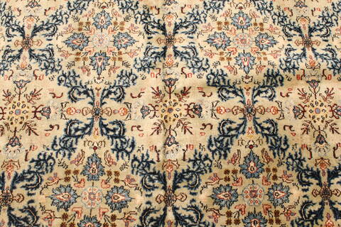 Mood Blue Hand Knotted 91 X 128  Area Rug 250-30470 Image 7