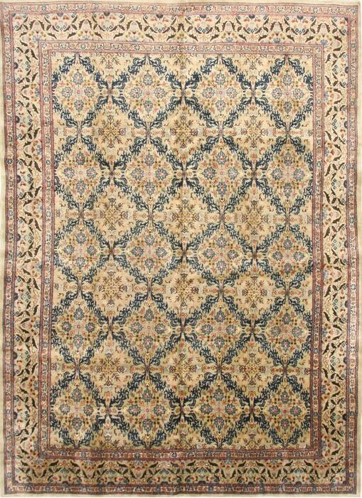 Mood Blue Hand Knotted 91 X 128  Area Rug 250-30470 Image 0