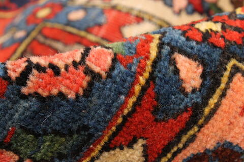 Bakhtiar Beige Hand Knotted 102 X 144  Area Rug 250-30471 Image 12