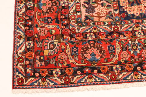 Bakhtiar Beige Hand Knotted 102 X 144  Area Rug 250-30471 Image 17
