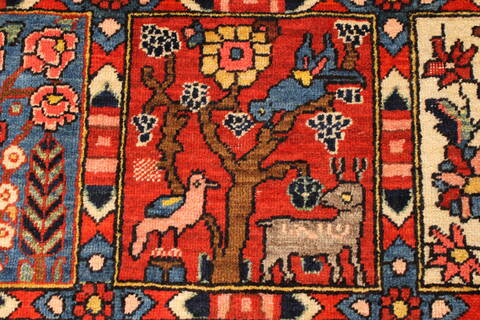 Bakhtiar Beige Hand Knotted 102 X 144  Area Rug 250-30471 Image 5