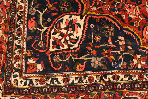 Bakhtiar Beige Hand Knotted 104 X 146  Area Rug 250-30474 Image 9