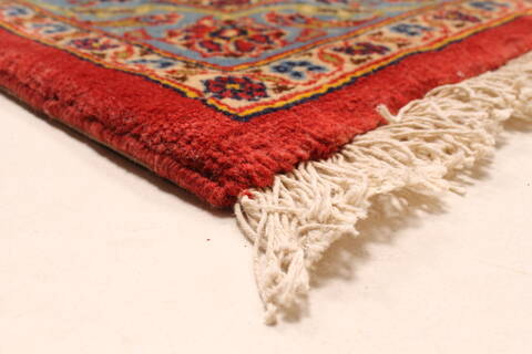 Kashan Red Hand Knotted 115 X 163  Area Rug 250-30476 Image 10