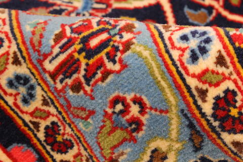 Kashan Red Hand Knotted 115 X 163  Area Rug 250-30476 Image 5