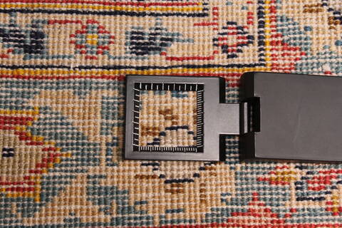 Yazd Red Hand Knotted 118 X 159  Area Rug 250-30477 Image 11